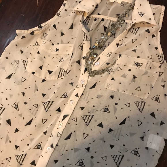 Sheer Pattern Tank (Nordstrom) - Picture 4 of 4